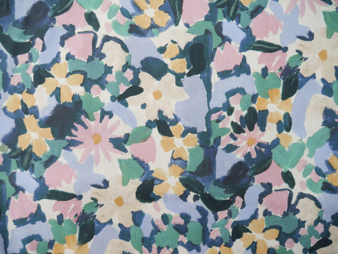 Lewis &amp; Irene Garden Solstice Printed Cotton by Bluebellgray-Cotton Fabric-Flying Bobbins Haberdashery