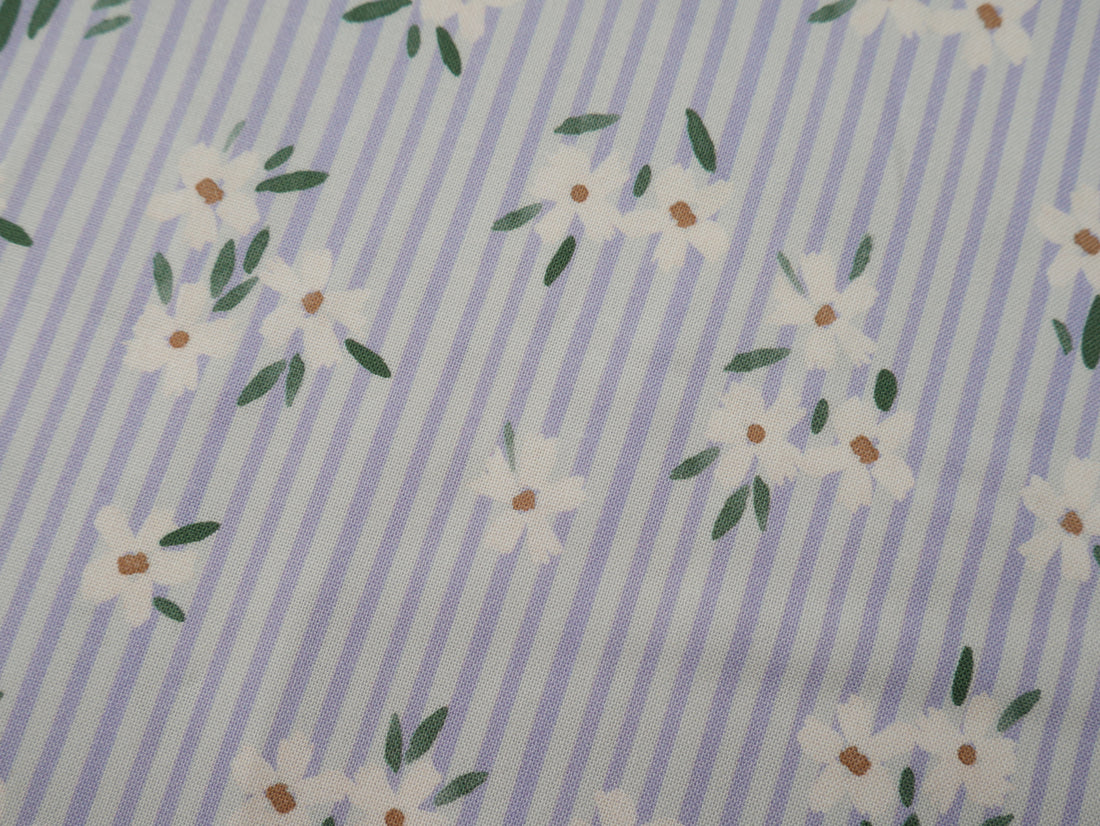 Lewis &amp; Irene Betsy Cornflower Printed Cotton by Bluebellgray-Cotton Fabric-Flying Bobbins Haberdashery