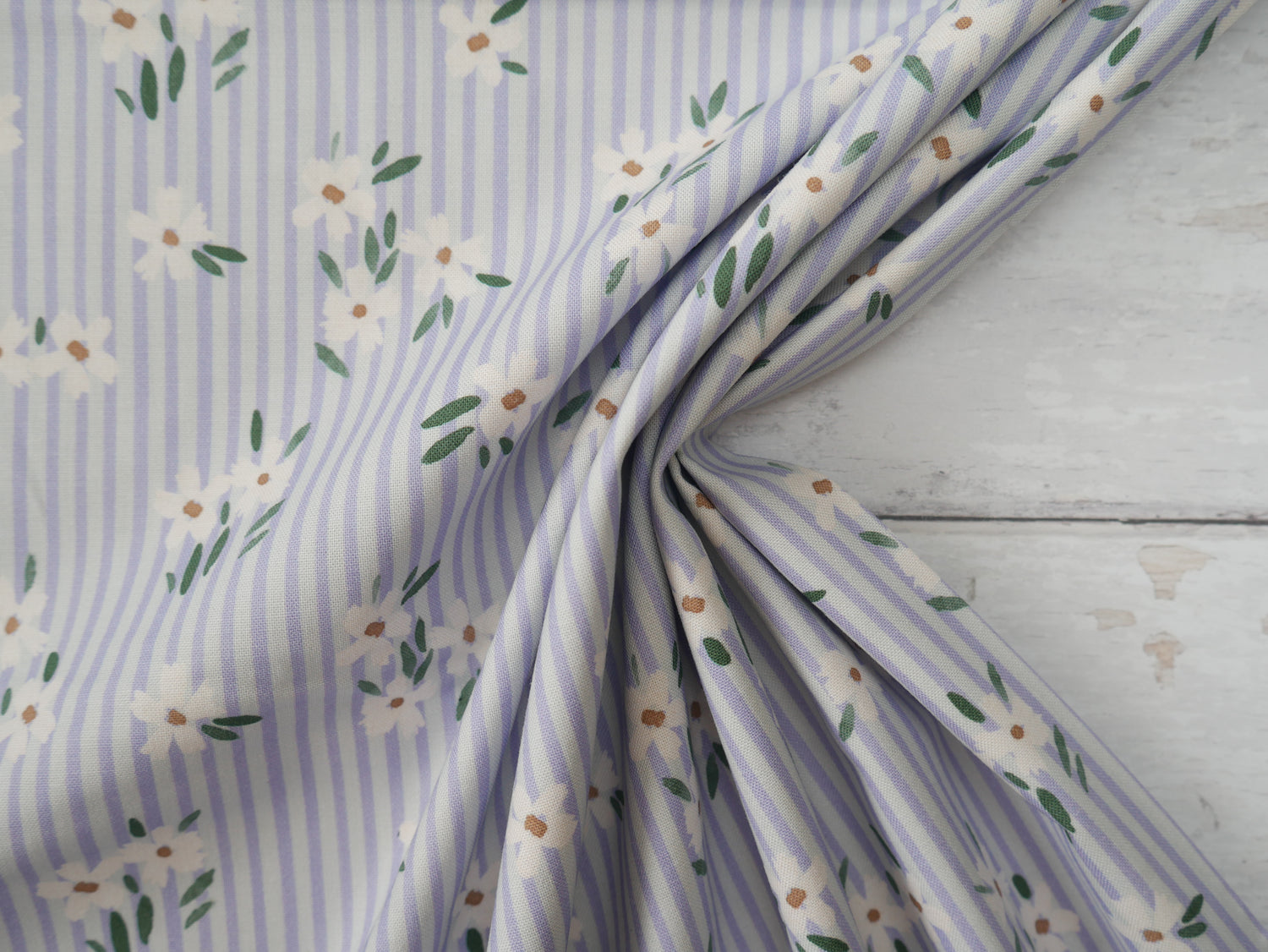 Lewis &amp; Irene Betsy Cornflower Printed Cotton by Bluebellgray-Cotton Fabric-Flying Bobbins Haberdashery