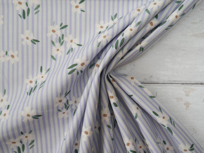 Lewis &amp; Irene Betsy Cornflower Printed Cotton by Bluebellgray-Cotton Fabric-Flying Bobbins Haberdashery