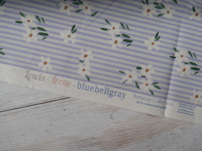 Lewis &amp; Irene Betsy Cornflower Printed Cotton by Bluebellgray-Cotton Fabric-Flying Bobbins Haberdashery