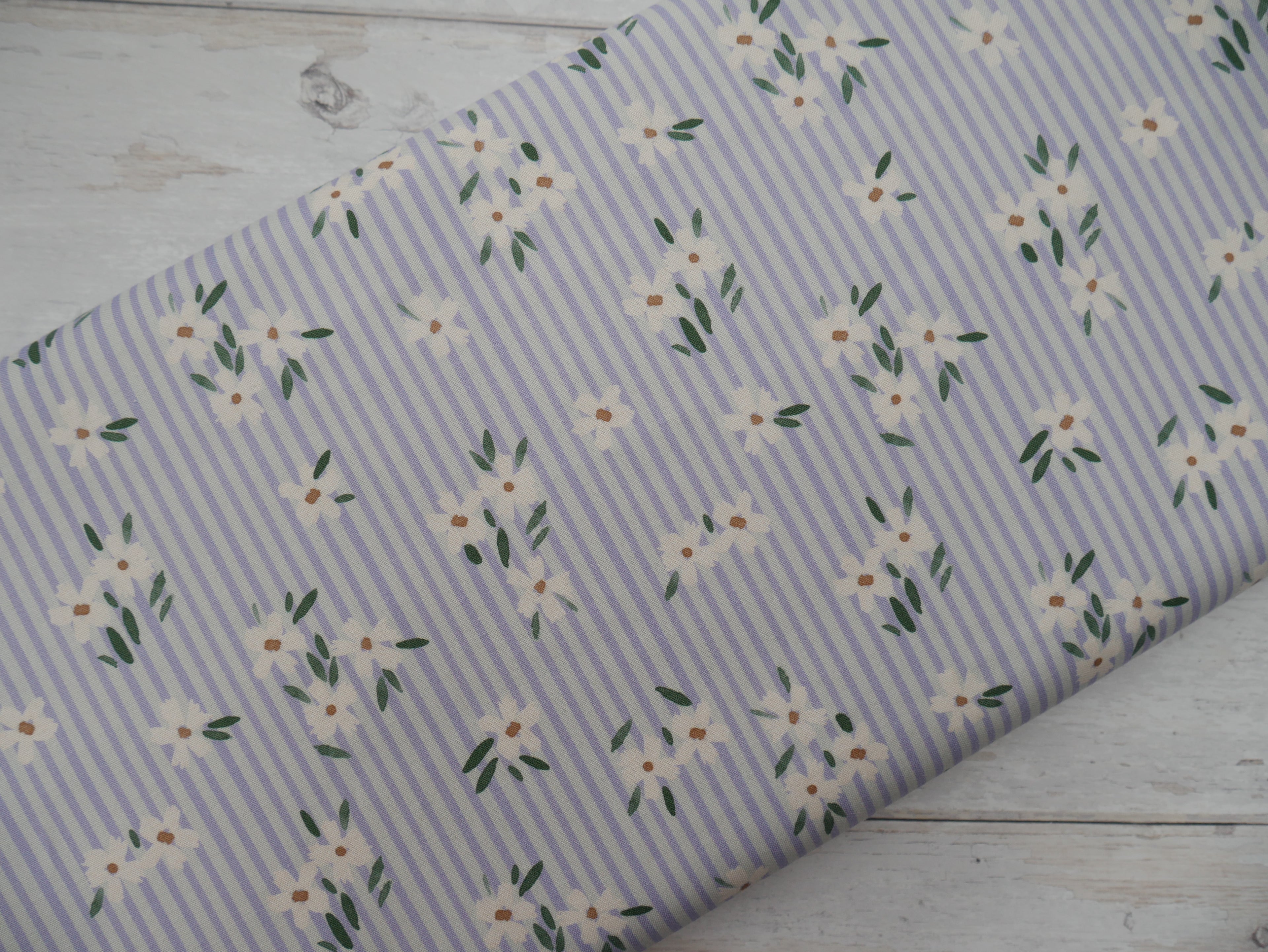 Lewis &amp; Irene Betsy Cornflower Printed Cotton by Bluebellgray-Cotton Fabric-Flying Bobbins Haberdashery