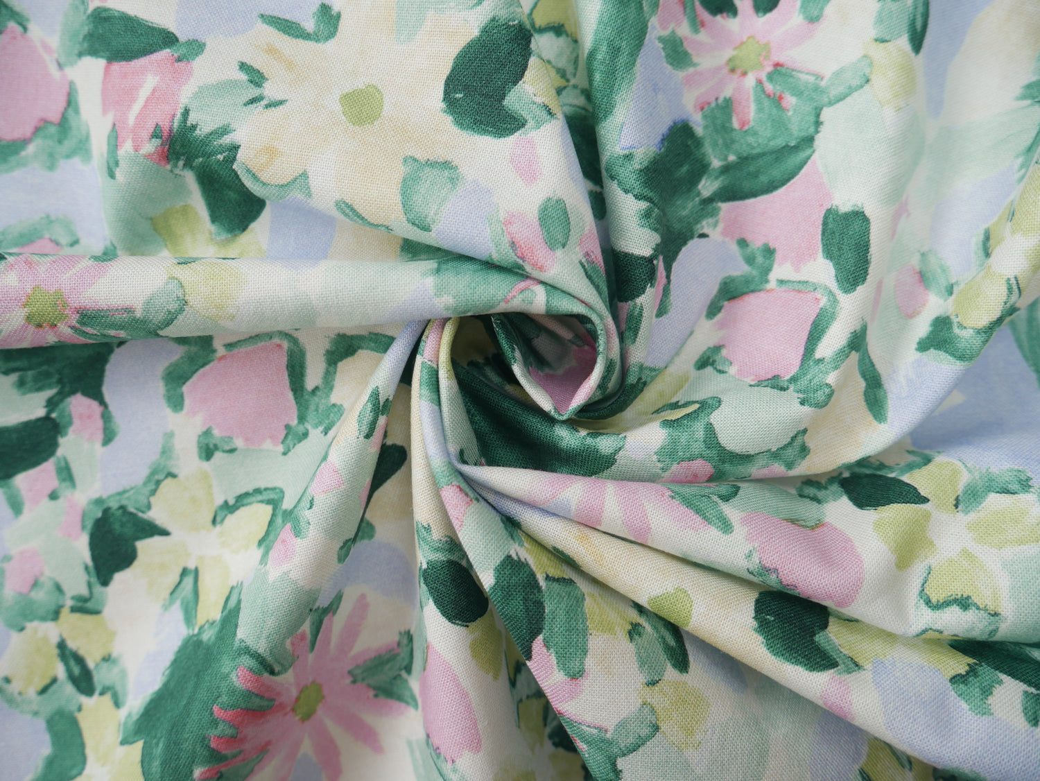 Lewis &amp; Irene Garden Summer Printed Cotton by Bluebellgray-Cotton Fabric-Flying Bobbins Haberdashery