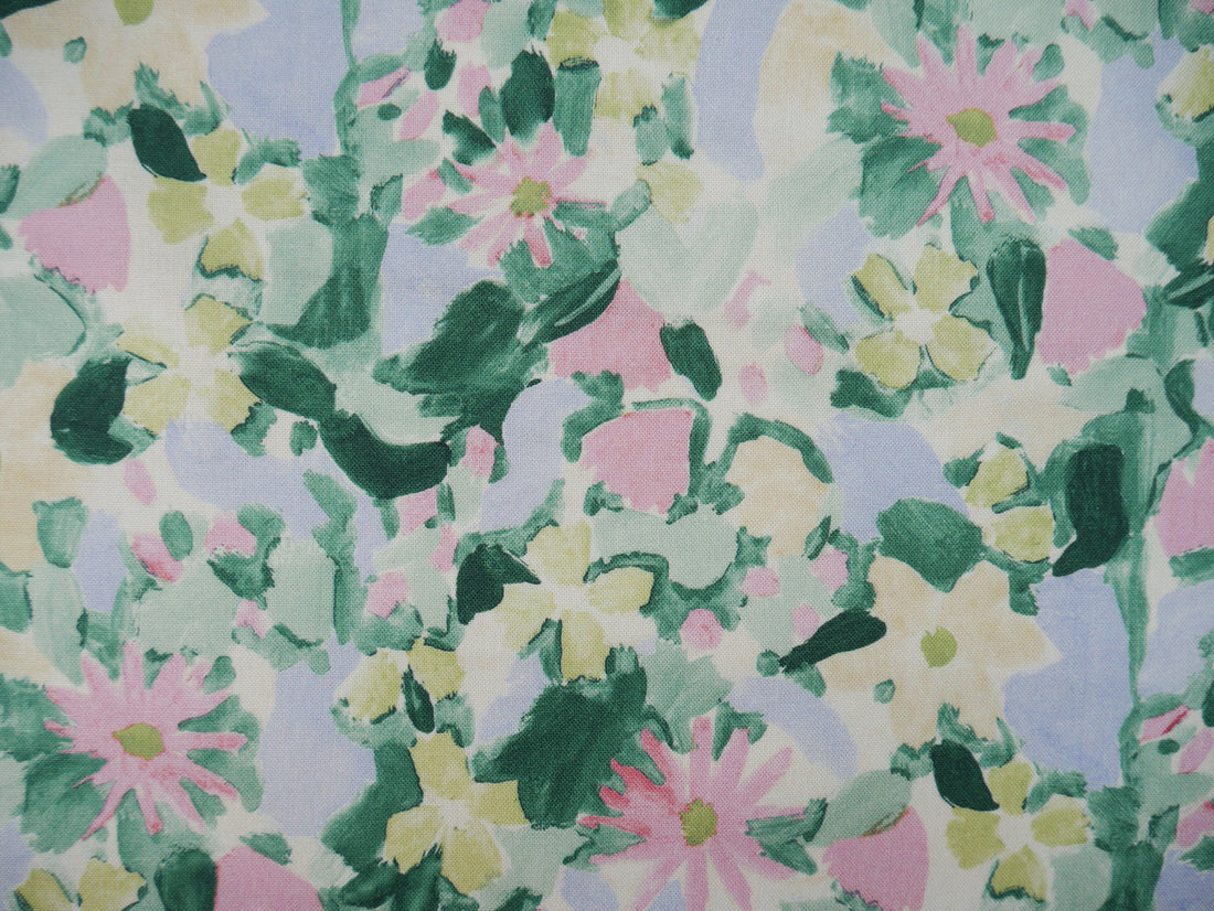 Lewis &amp; Irene Garden Summer Printed Cotton by Bluebellgray-Cotton Fabric-Flying Bobbins Haberdashery