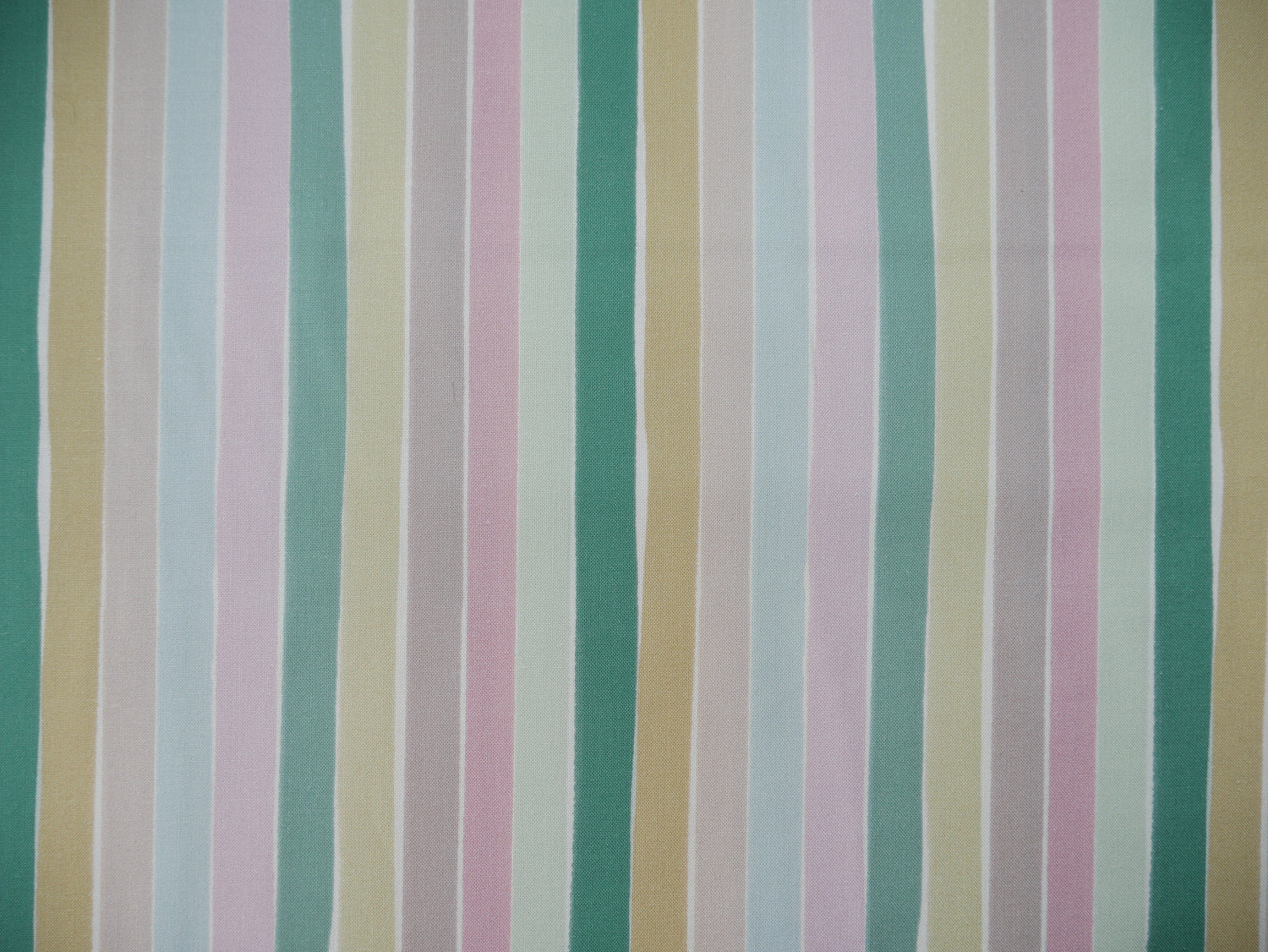 Lewis &amp; Irene Summer Stripes Printed Cotton by Bluebellgray-Cotton Fabric-Flying Bobbins Haberdashery