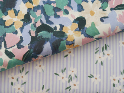 Lewis &amp; Irene Betsy Cornflower Printed Cotton by Bluebellgray-Cotton Fabric-Flying Bobbins Haberdashery