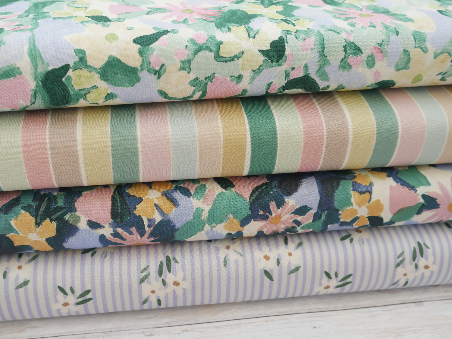 Lewis &amp; Irene Garden Summer Printed Cotton by Bluebellgray-Cotton Fabric-Flying Bobbins Haberdashery