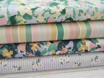 Lewis &amp; Irene Garden Summer Printed Cotton by Bluebellgray-Cotton Fabric-Flying Bobbins Haberdashery