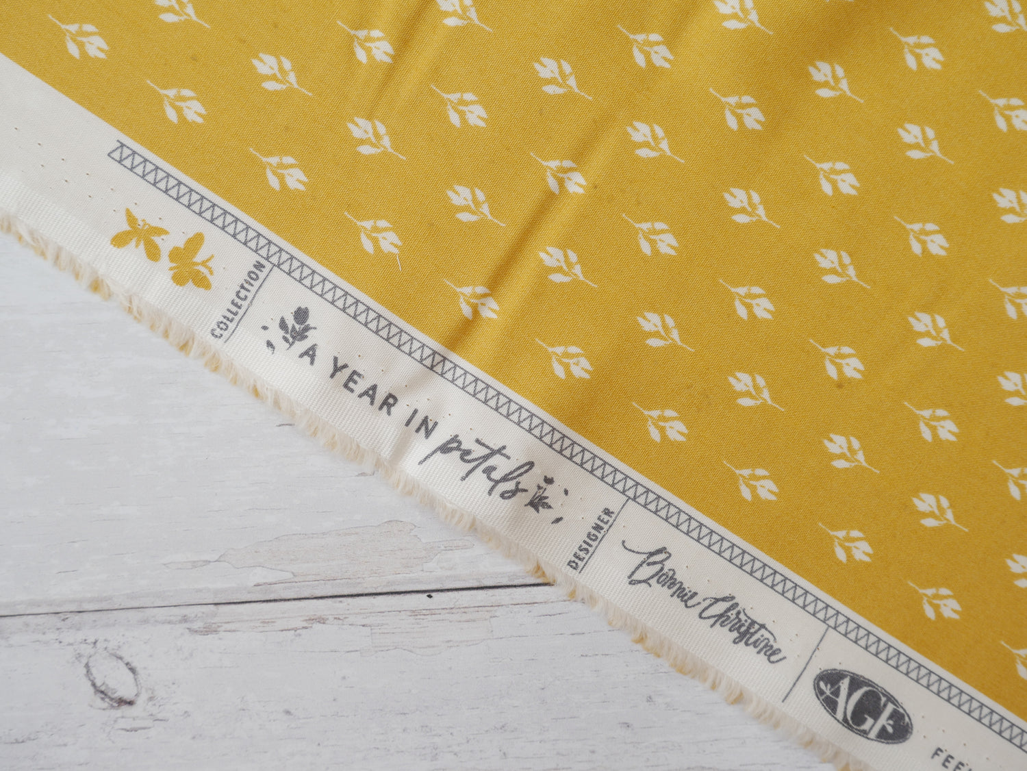 Art Gallery Fabrics Harvest Honey from A Year In Petals-Cotton Fabric-Flying Bobbins Haberdashery