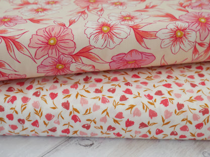 Art Gallery Fabrics Floral Frenzy Blush from Bloomcore-Cotton Fabric-Flying Bobbins Haberdashery