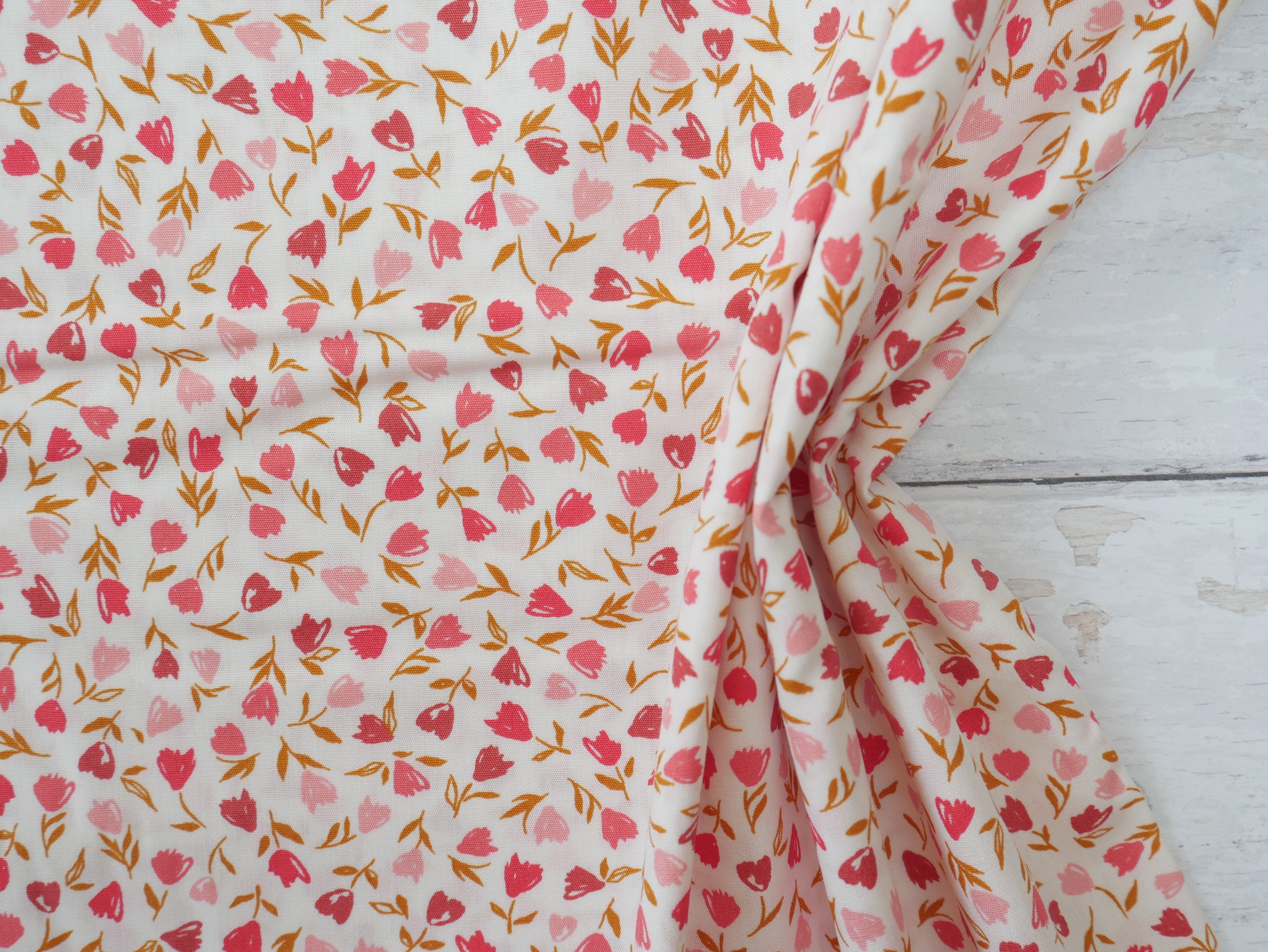 Art Gallery Fabrics Floral Frenzy Blush from Bloomcore-Cotton Fabric-Flying Bobbins Haberdashery