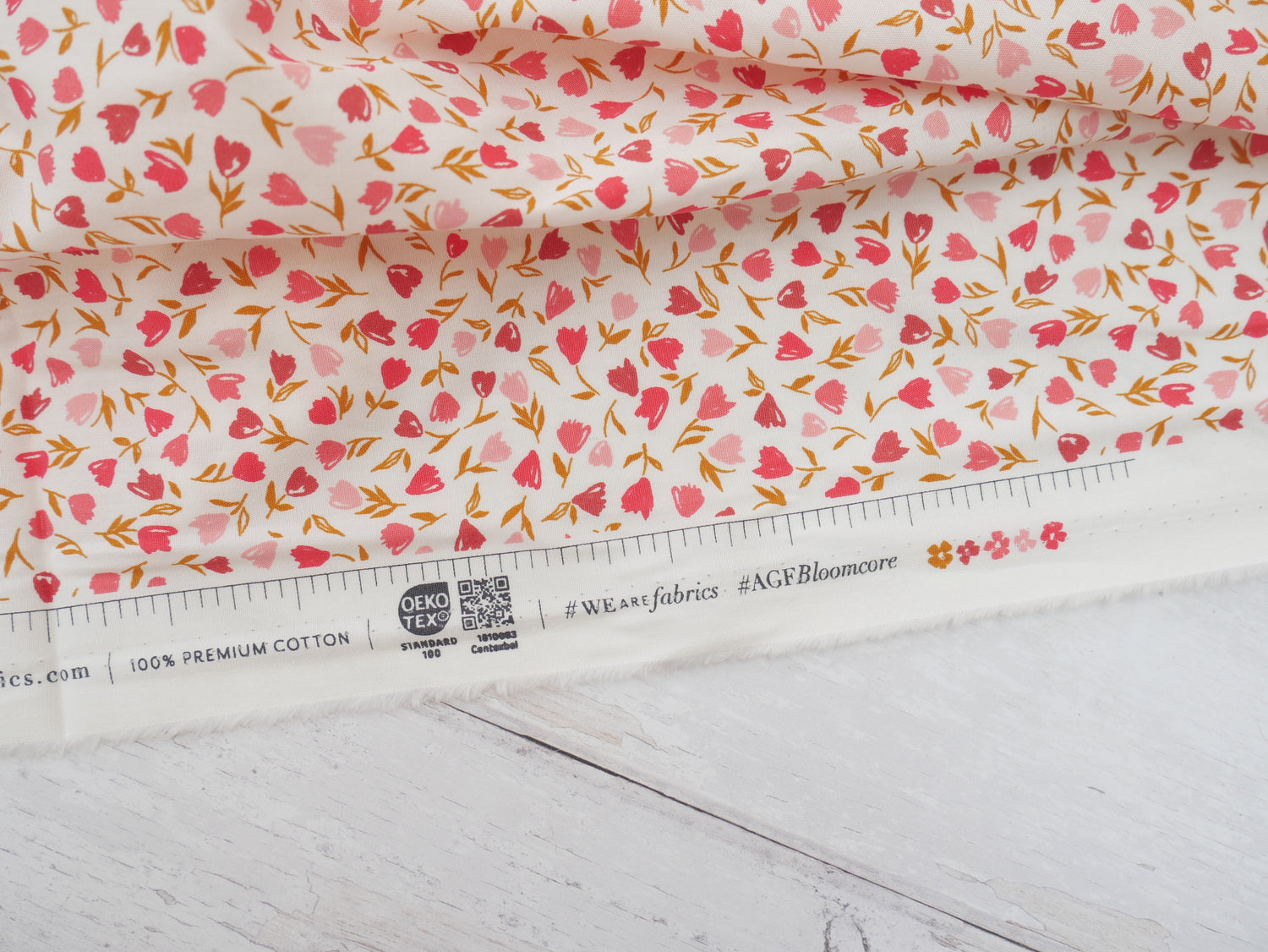 Art Gallery Fabrics Floral Frenzy Blush from Bloomcore-Cotton Fabric-Flying Bobbins Haberdashery