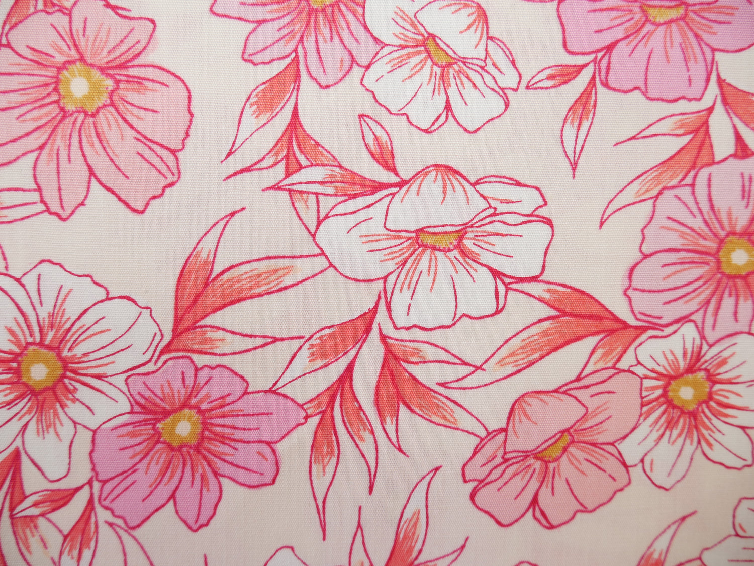 Art Gallery Fabrics Tinted Blooms Blush from Bloomcore-Cotton Fabric-Flying Bobbins Haberdashery