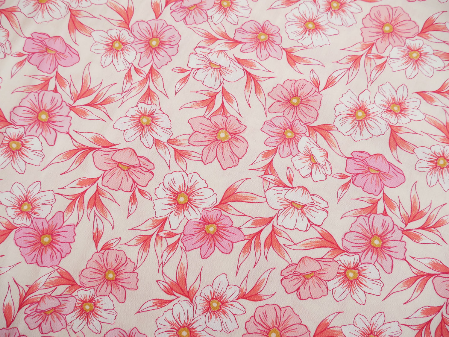 Art Gallery Fabrics Tinted Blooms Blush from Bloomcore-Cotton Fabric-Flying Bobbins Haberdashery