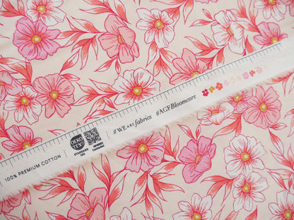 Art Gallery Fabrics Tinted Blooms Blush from Bloomcore-Cotton Fabric-Flying Bobbins Haberdashery