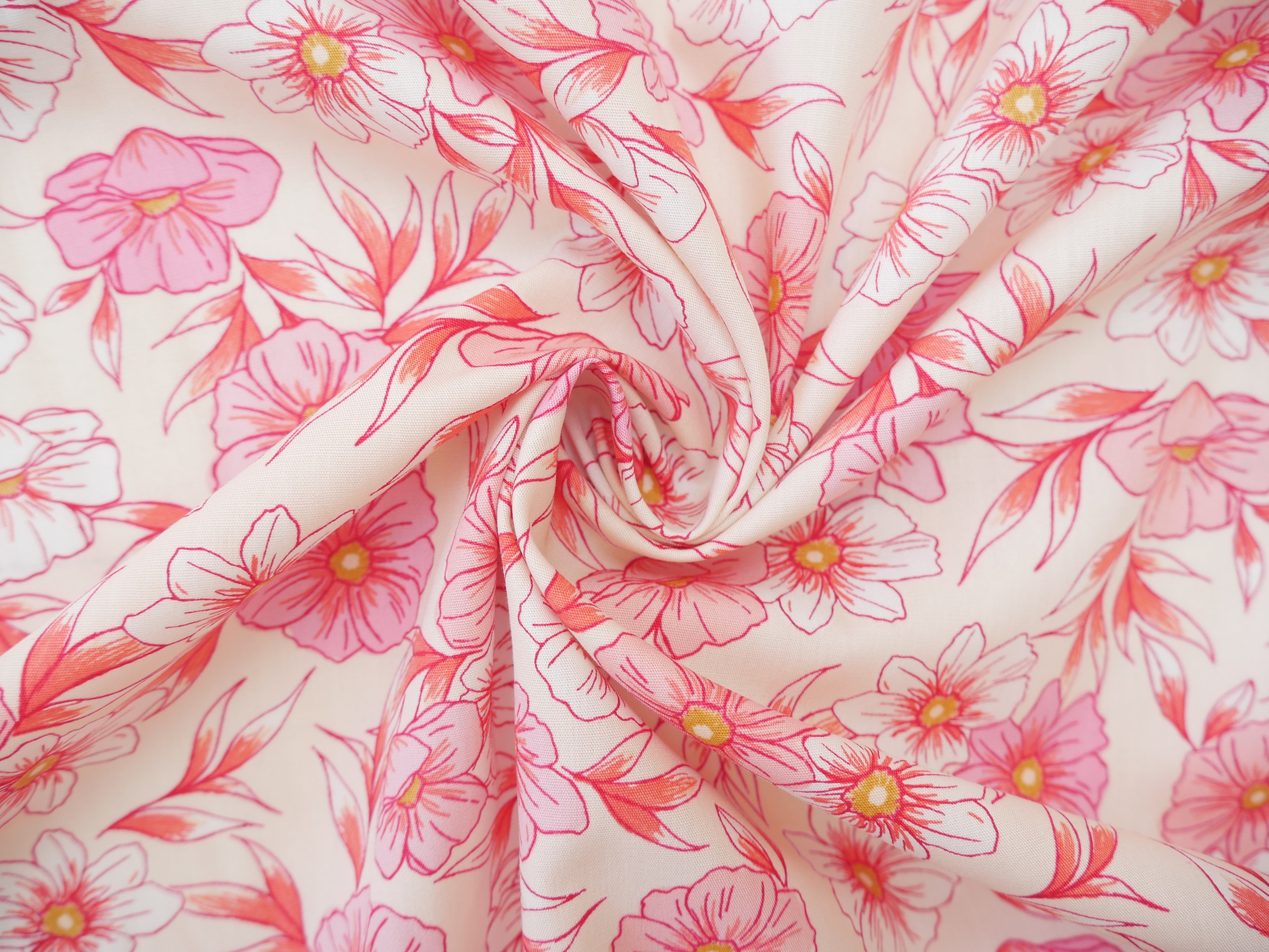 Art Gallery Fabrics Tinted Blooms Blush from Bloomcore-Cotton Fabric-Flying Bobbins Haberdashery
