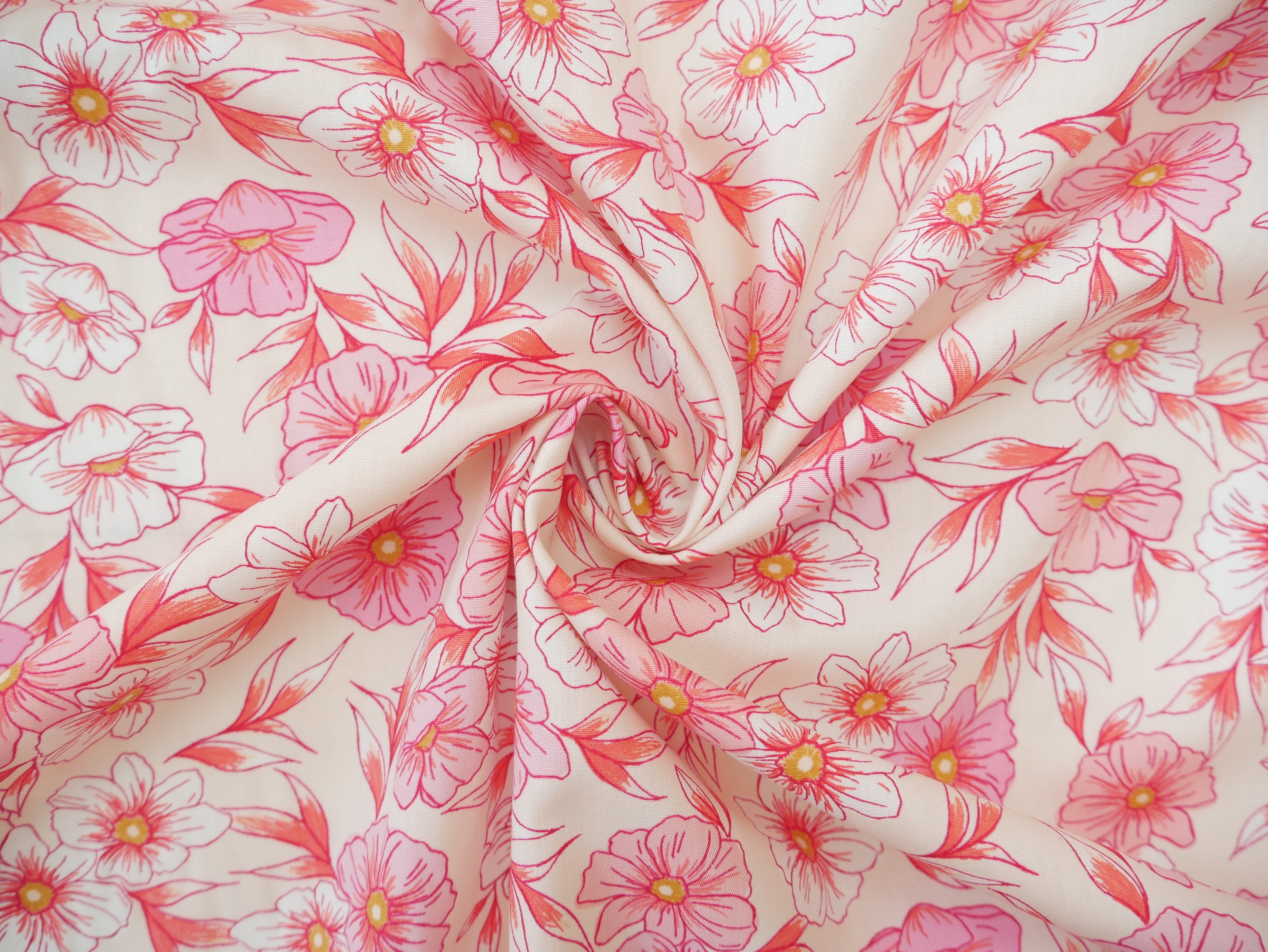 Art Gallery Fabrics Tinted Blooms Blush from Bloomcore-Cotton Fabric-Flying Bobbins Haberdashery