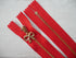 Metal Zip With Bow Puller, 30cm-Zip-Flying Bobbins Haberdashery