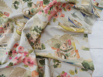 Bronte Dress Kit - Silk Cassia Noil in Venice Print-Sewing Kit-Flying Bobbins Haberdashery