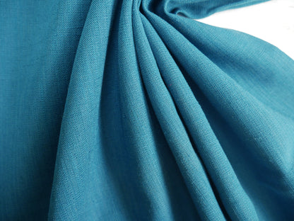 Linen Viscose in Peacock-Fabric-Flying Bobbins Haberdashery