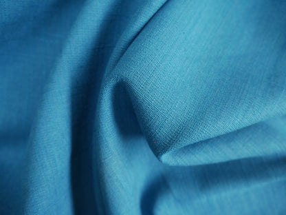 Linen Viscose in Peacock-Fabric-Flying Bobbins Haberdashery