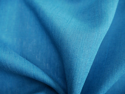Linen Viscose in Peacock-Fabric-Flying Bobbins Haberdashery