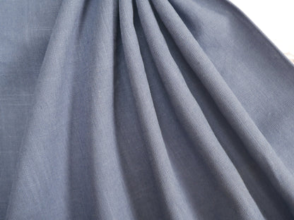 Linen Viscose in Denim Blue-Fabric-Flying Bobbins Haberdashery