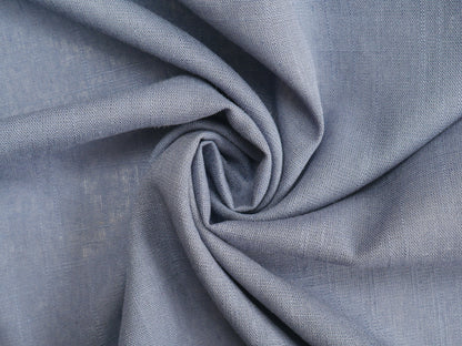 Linen Viscose in Denim Blue-Fabric-Flying Bobbins Haberdashery
