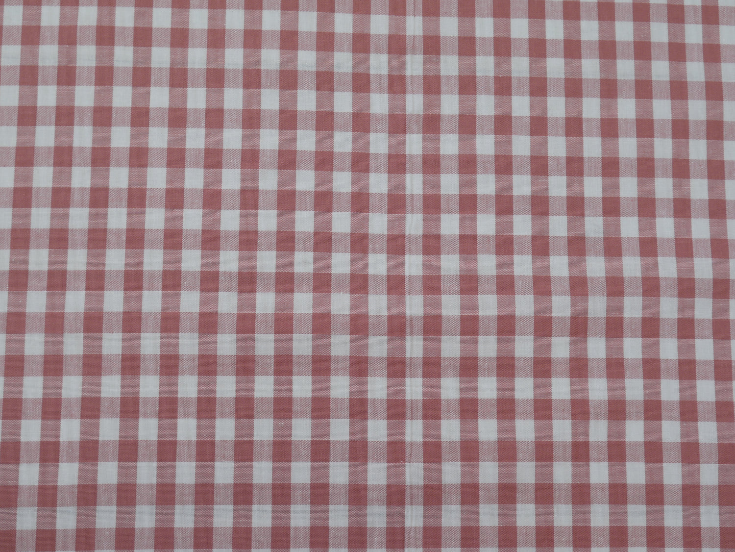 Cotton Check 1cm Gingham in Soft Pink-Cotton Fabric-Flying Bobbins Haberdashery