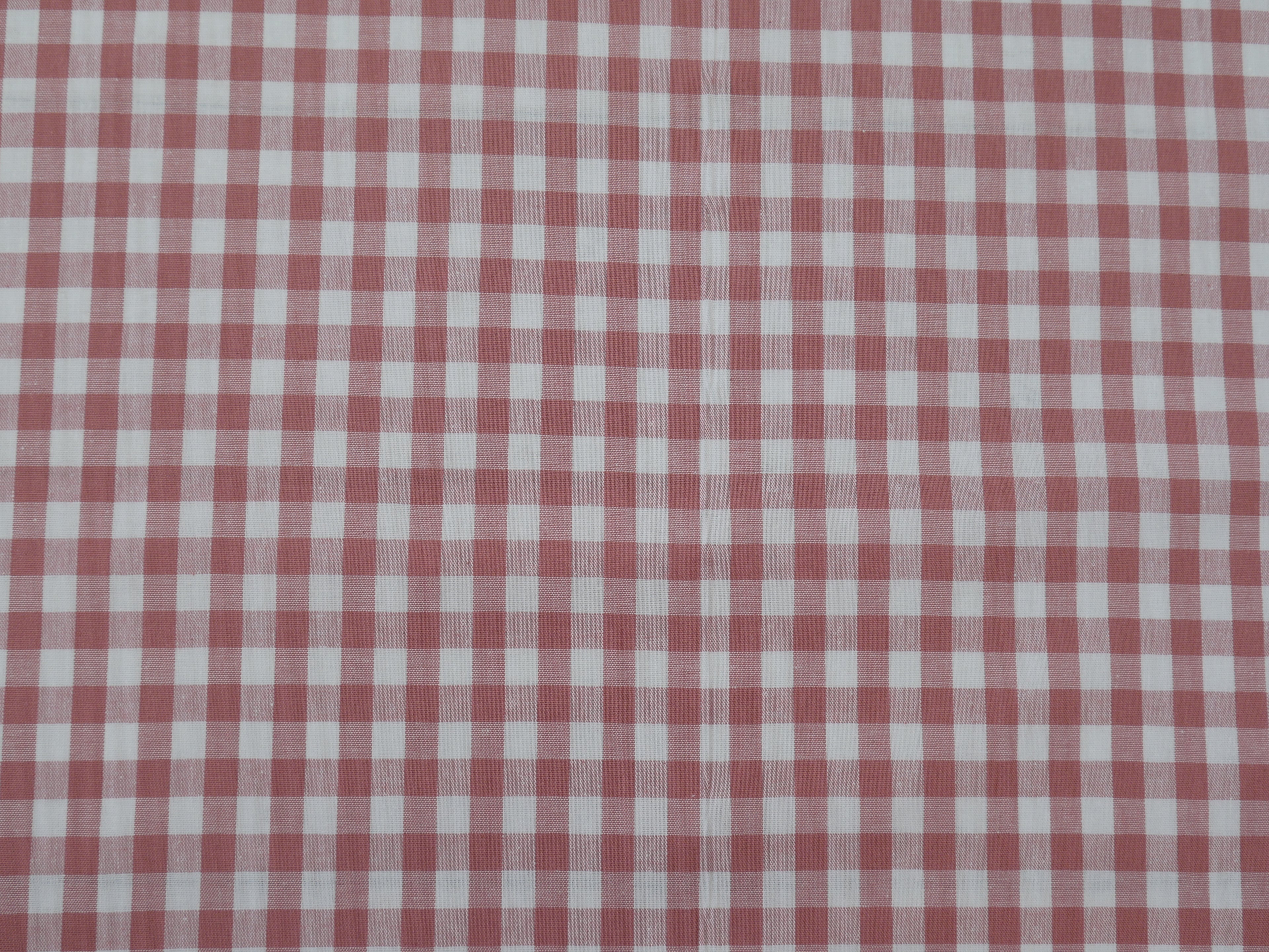 Cotton Check 1cm Gingham in Soft Pink-Cotton Fabric-Flying Bobbins Haberdashery