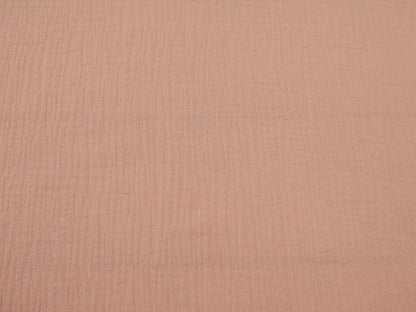 Soft Cotton Double Gauze in Soft Pink-Cotton Fabric-Flying Bobbins Haberdashery