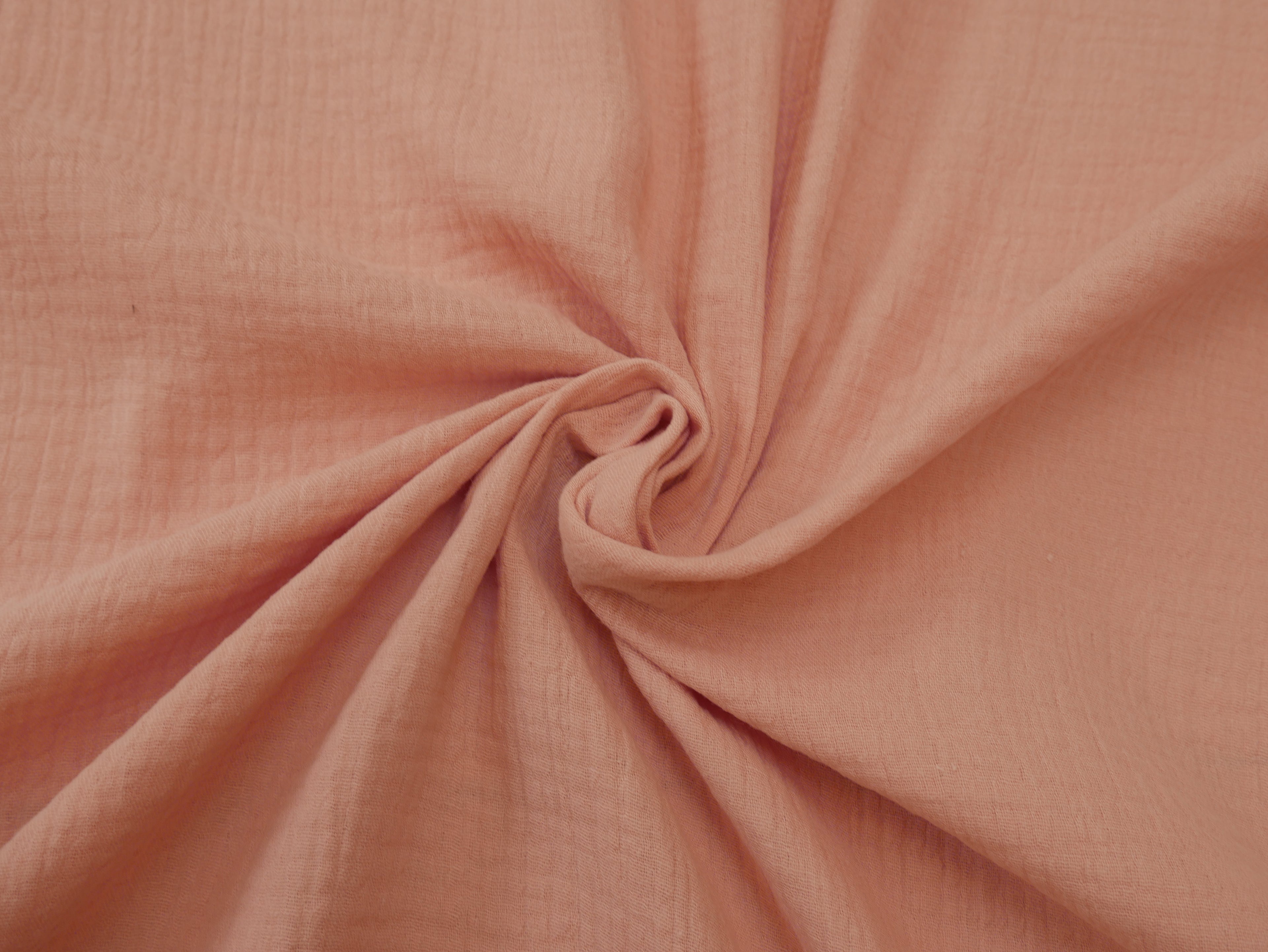 Soft Cotton Double Gauze in Soft Pink-Cotton Fabric-Flying Bobbins Haberdashery