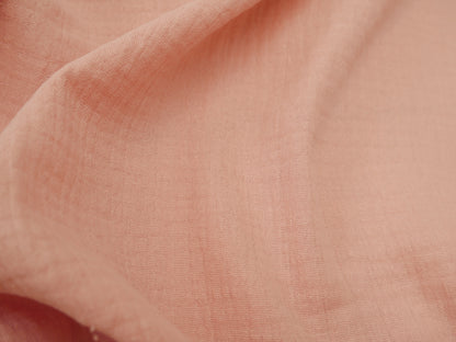 Soft Cotton Double Gauze in Soft Pink-Cotton Fabric-Flying Bobbins Haberdashery