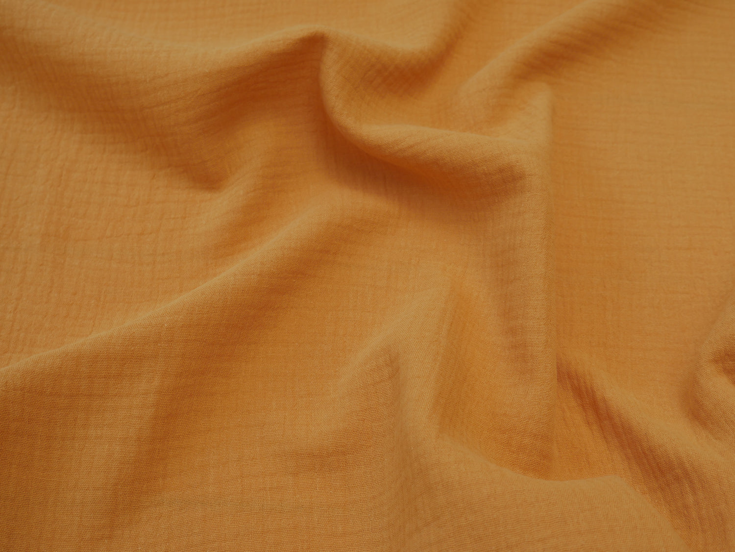 Soft Cotton Double Gauze in Sunshine-Cotton Fabric-Flying Bobbins Haberdashery