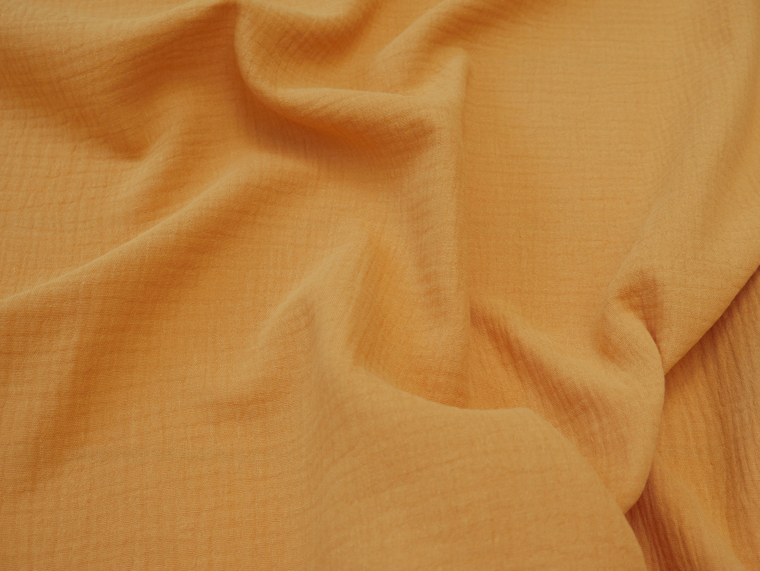 Soft Cotton Double Gauze in Sunshine-Cotton Fabric-Flying Bobbins Haberdashery