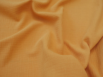 Soft Cotton Double Gauze in Sunshine-Cotton Fabric-Flying Bobbins Haberdashery