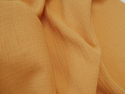 Soft Cotton Double Gauze in Sunshine-Cotton Fabric-Flying Bobbins Haberdashery