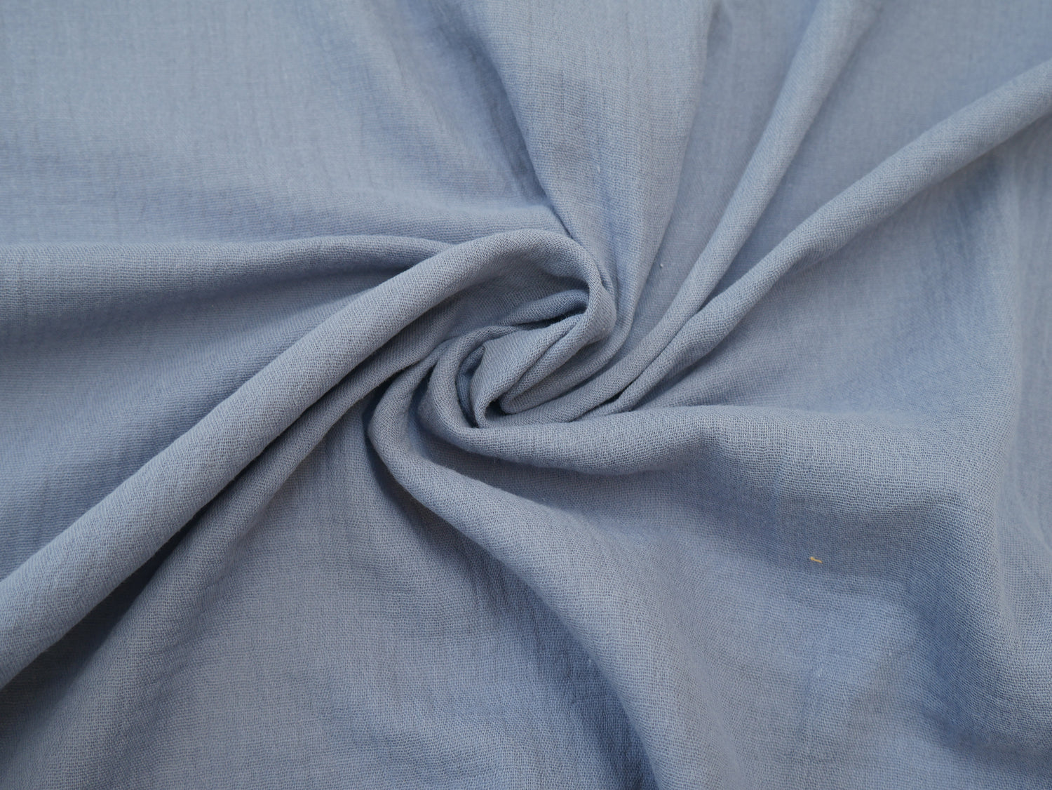 Soft Cotton Double Gauze in Denim Blue-Cotton Fabric-Flying Bobbins Haberdashery