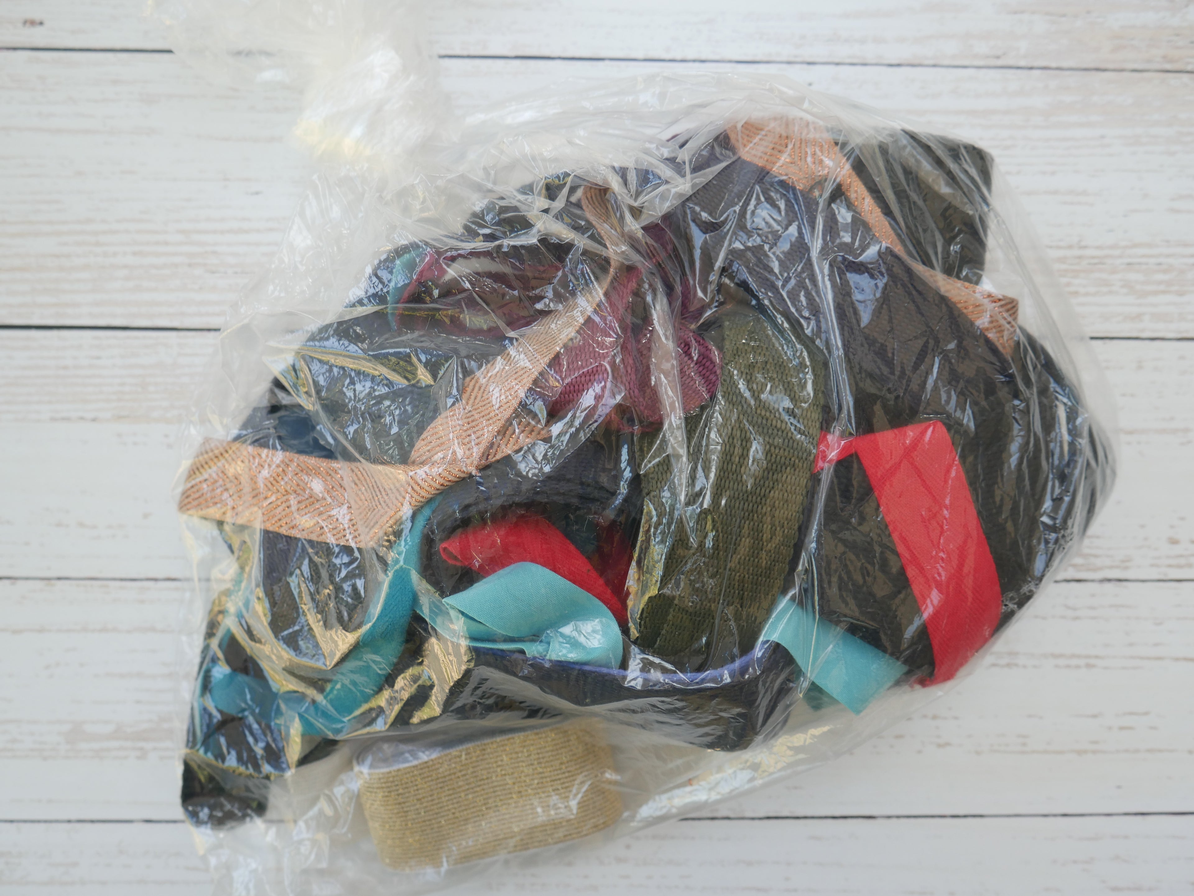 Bargain Bag 9 - Straps &amp; Ribbons-Fabric Pack-Flying Bobbins Haberdashery