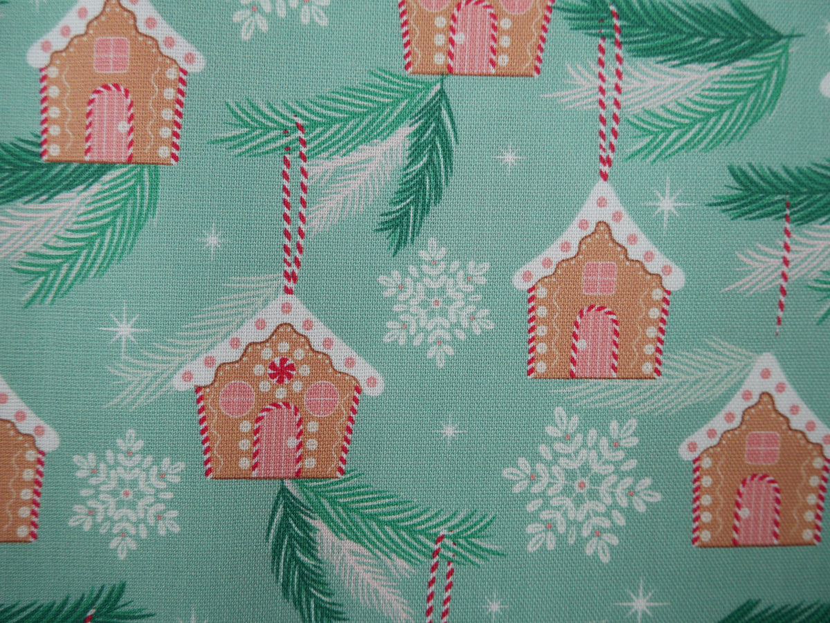 Baubles &amp; Bows Printed Cotton, Little Houses, £7.80 p/m-Cotton Fabric-Flying Bobbins Haberdashery
