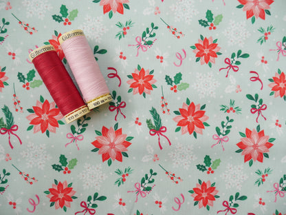 Baubles &amp; Bows Printed Cotton, Berries, £7.80 p/m-Cotton Fabric-Flying Bobbins Haberdashery