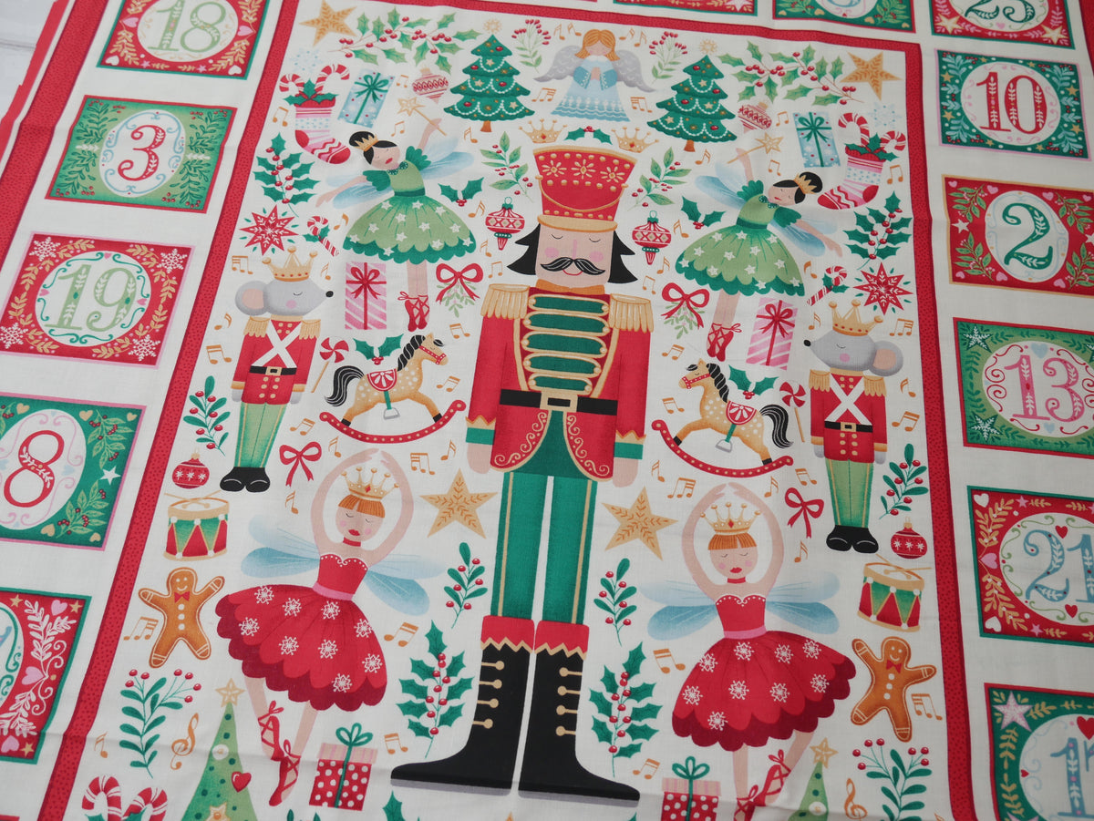 Advent Calendar Kit - Nutcracker-Cotton-Flying Bobbins Haberdashery