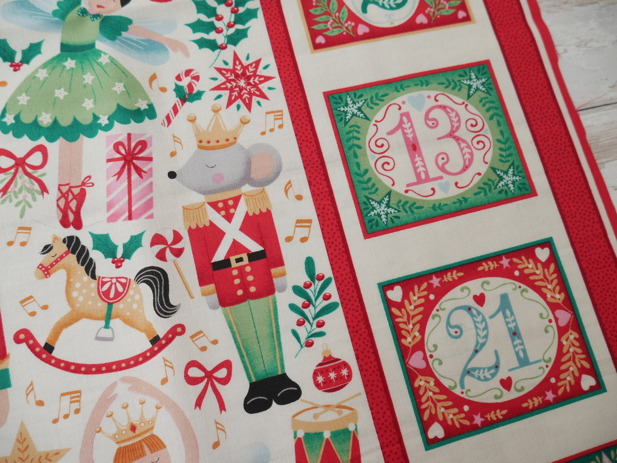 Advent Calendar Kit - Nutcracker-Cotton-Flying Bobbins Haberdashery