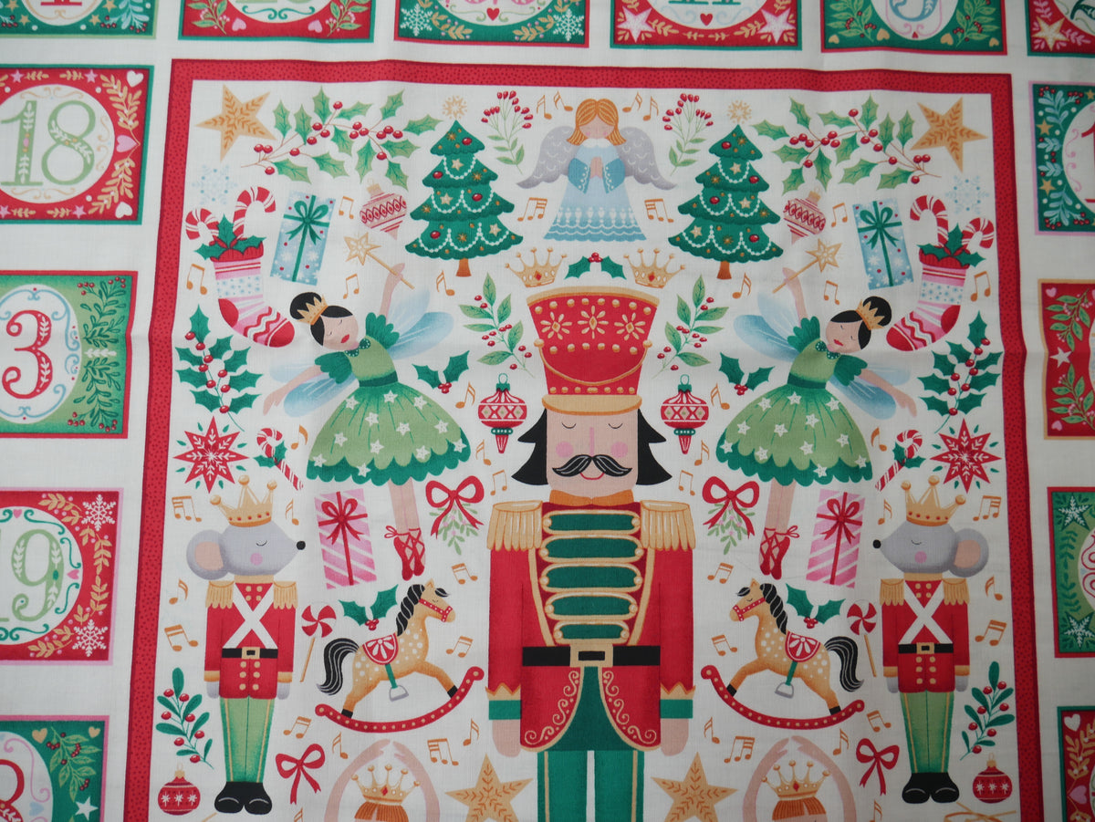 Advent Calendar Kit - Nutcracker-Cotton-Flying Bobbins Haberdashery