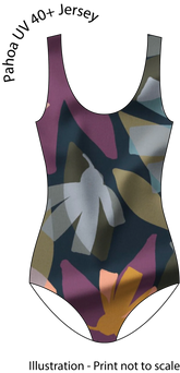 UV Protect Swimwear Lycra - Pahoa, £22.50 pm-Swimwear Fabric-Flying Bobbins Haberdashery