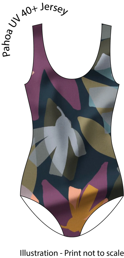 UV Protect Swimwear Lycra - Pahoa, £22.50 pm-Swimwear Fabric-Flying Bobbins Haberdashery