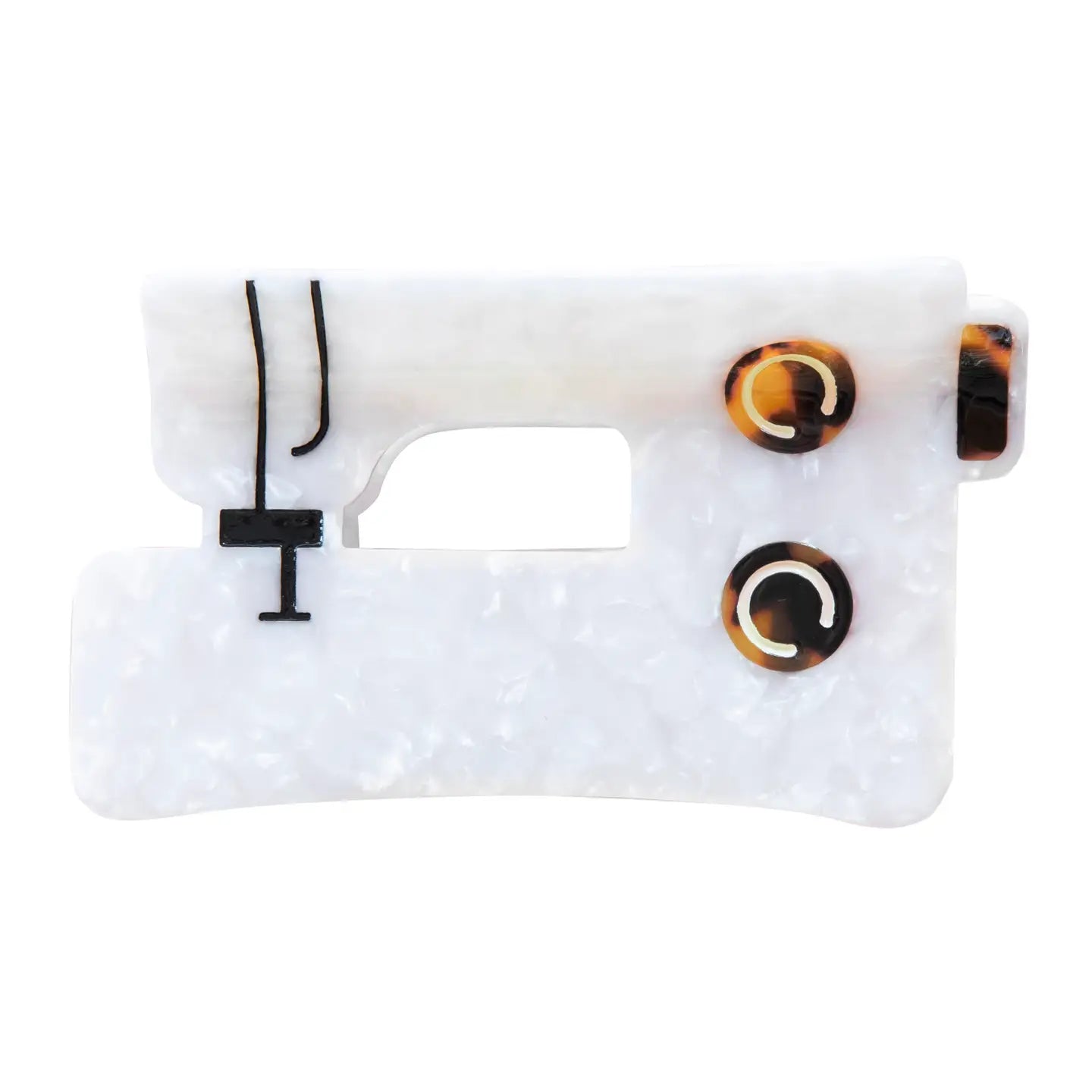 Sarah Hearts Sewing Machine Hair Claw Clip-Gift Box-Flying Bobbins Haberdashery