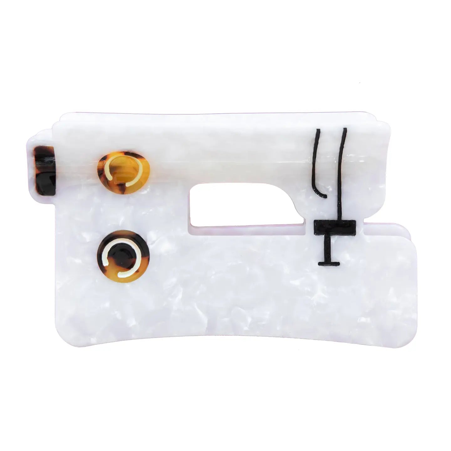 Sarah Hearts Sewing Machine Hair Claw Clip-Gift Box-Flying Bobbins Haberdashery