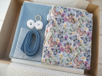 Sewing Machine Cover Kit &amp; Pattern - Butterflies-Sewing Kit-Flying Bobbins Haberdashery