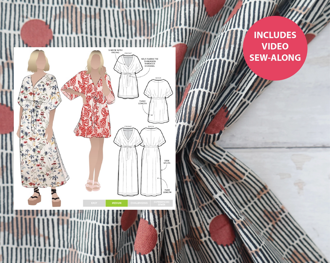 Summer Cover-Up Kit - Mirage In Chestnut-Sewing Kit-Flying Bobbins Haberdashery